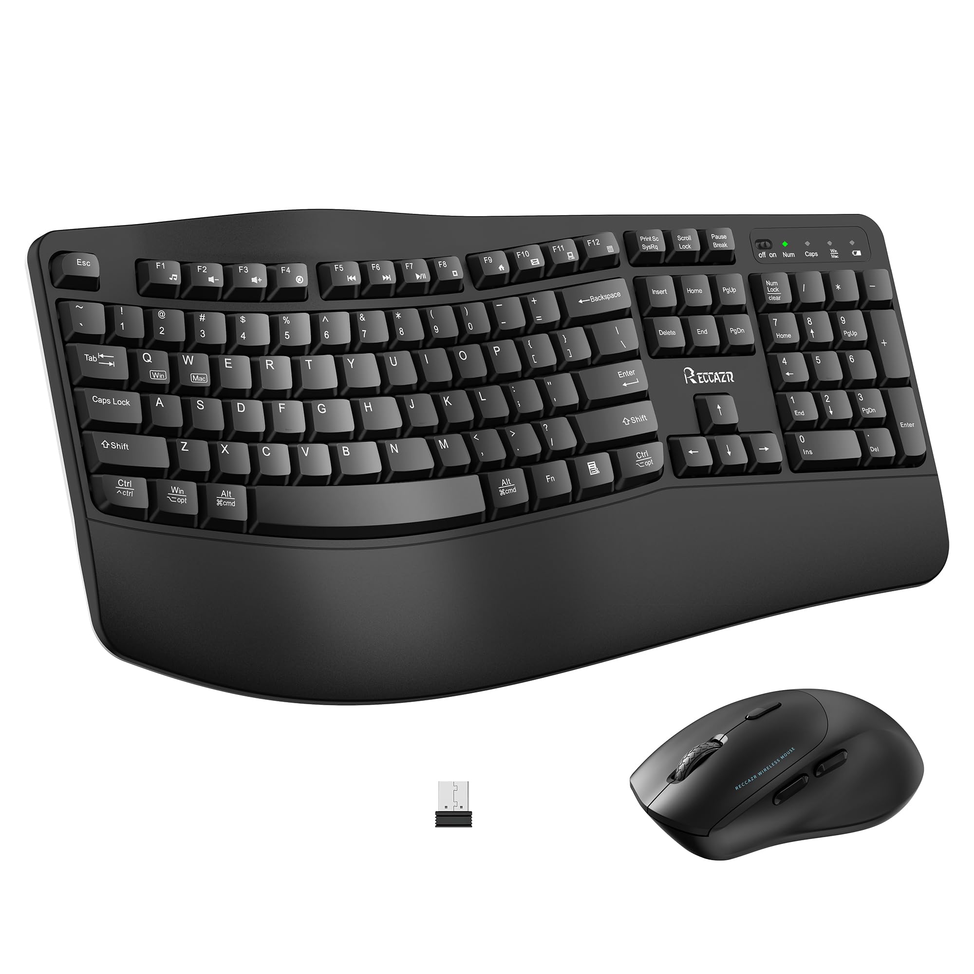 Wireless keyboard and mouse combo